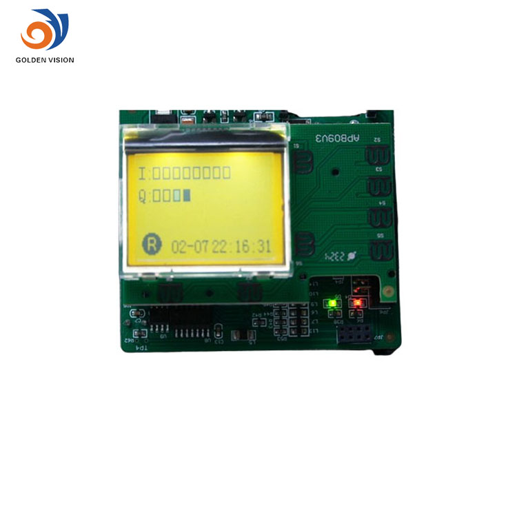 yellow-green STN display automotive