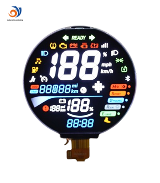 Rundes TFT-LCD-Display