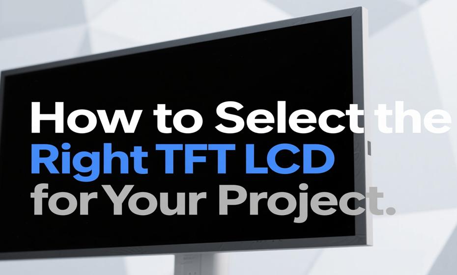 Wie wählen Sie das richtige TFT-LCD für Ihr Projekt aus?