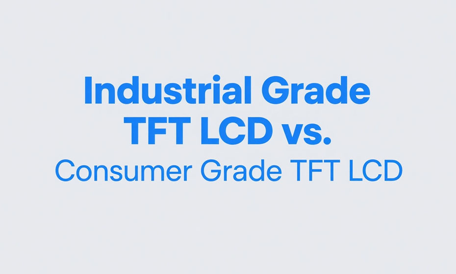 TFT-LCD in Industriequalität vs. TFT-LCD in Verbraucherqualität