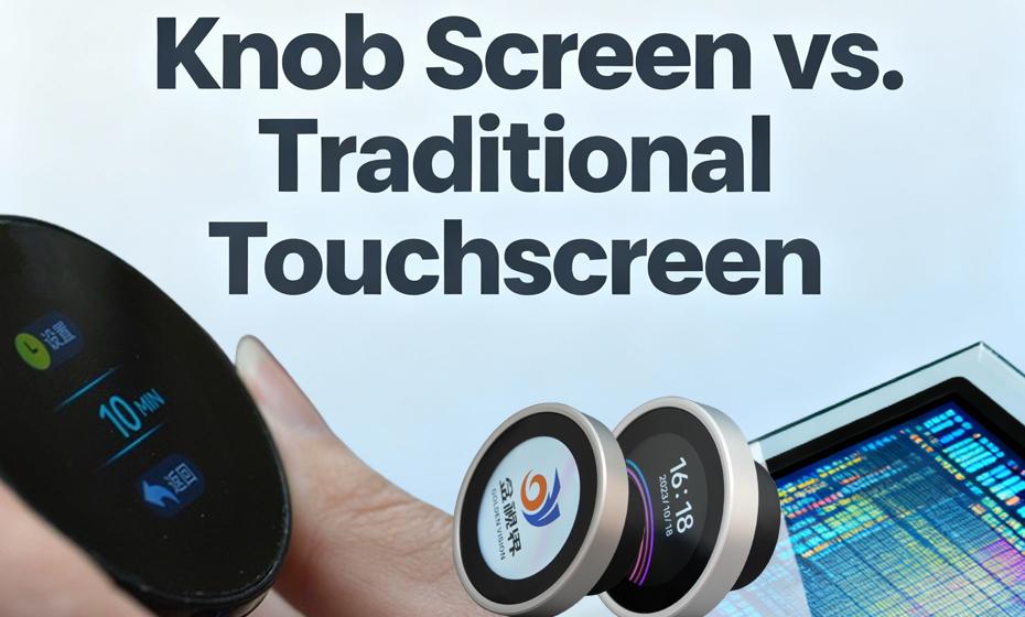 Drehknopf-Bildschirm vs. herkömmlicher Touchscreen: Die richtige HMI auswählen