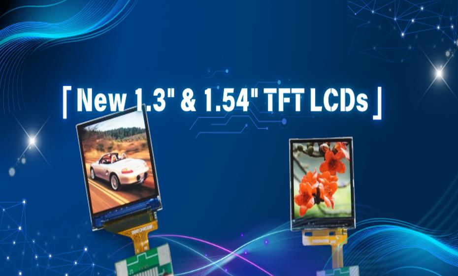 Golden Vision bringt neue 1,3"- und 1,54"-TFT-LCDs auf den Markt: Premium-Leistung für Geräte der nächsten Generation