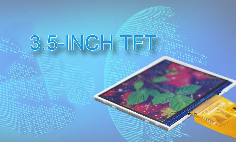 3,5-Zoll-TFT-LCD-Bildschirm | Kompakte Größe, große Ansicht