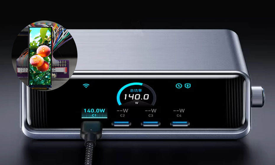 Hochwertige Powerbank-Lösung mit intelligentem Display – Fallstudie zu einem 3,0-Zoll-TFT-Display